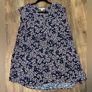 Woman within plus size sleeveless blouse